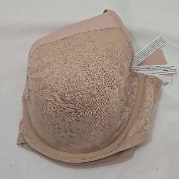 SOMA HUSH COLOR PERFECT COVERAGE BRA WITH LACE SZ 38DD - Picture 8 of 8